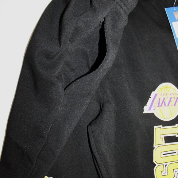 Los Angeles Lakers Jogger Sweatpants Black NBA Ultra Game Comfort Fit - Picture 4 of 9